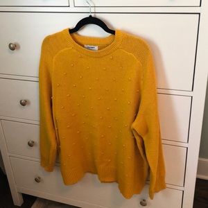 NWT Old Navy Mustard Sweater size XXL